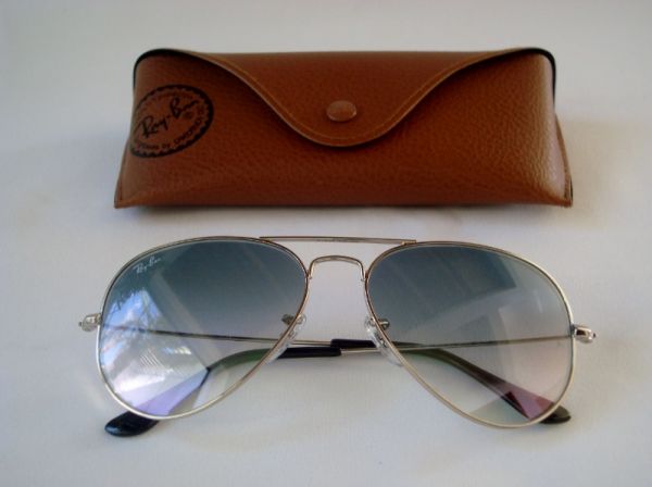 RB3025 Aviator Large Small Prata com cinza degrade 003/32  5