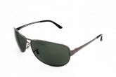 Ray Ban RB3342 Grafite lentes Verdes G-15